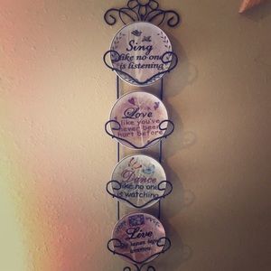 Inspirational wall hanging